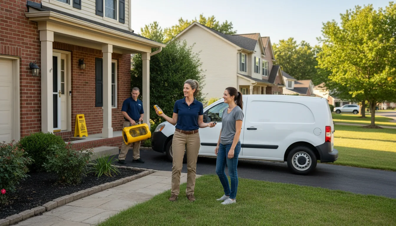 Water restoration image for Mold Remediation in Tustin, MI